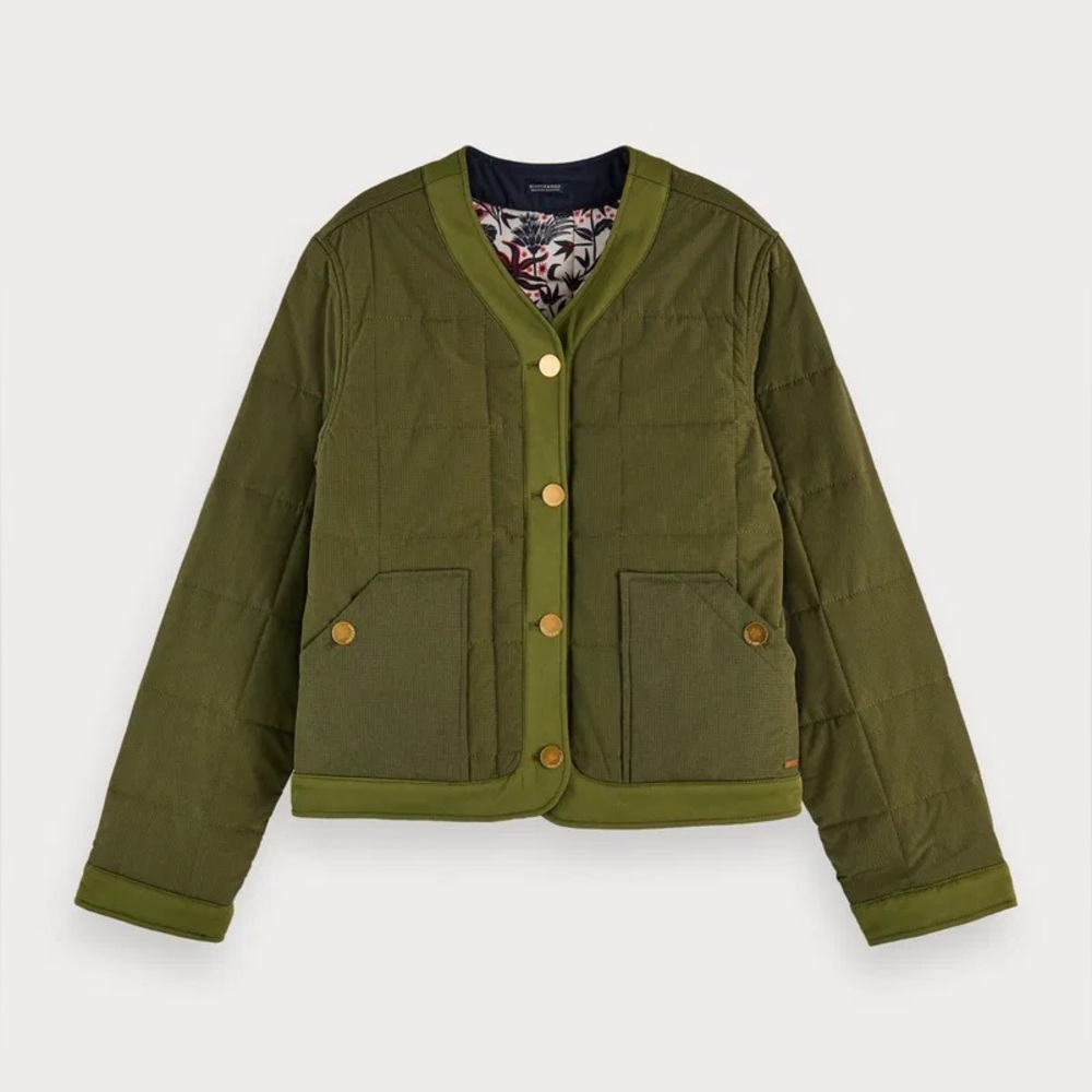 SCOTCH & SODA Reversible Padded Quilt Jacket‎
